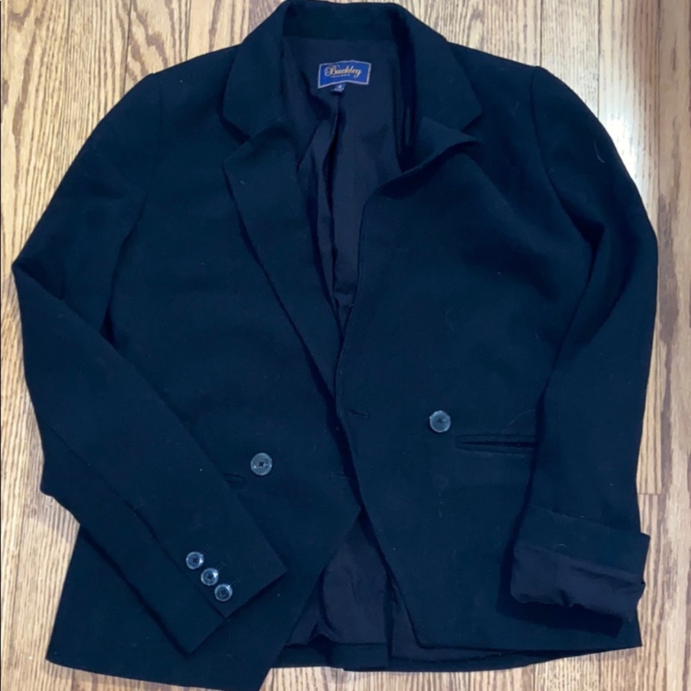 Buckley Tailors—for Madewell black blazer